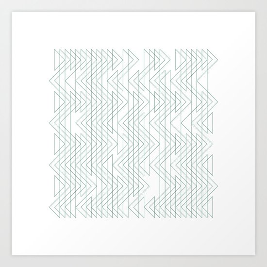 #402 Shoal x-ray – Geometry Daily Art Print