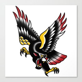 Eagle Panther Morph Canvas Print