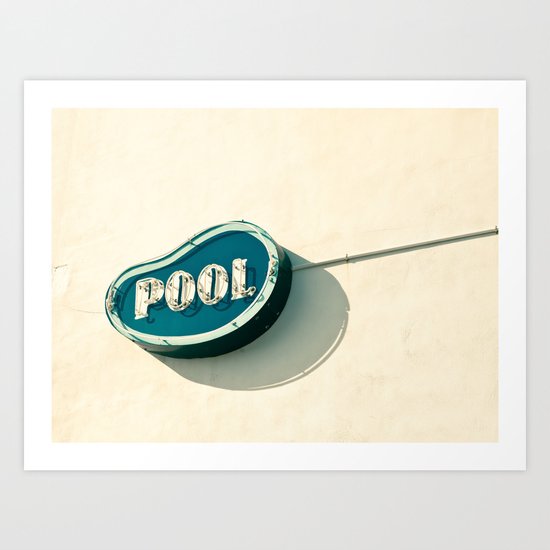 Pool Art Print