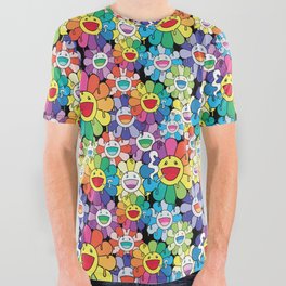 takashiFAB Flower All Over Graphic Tee
