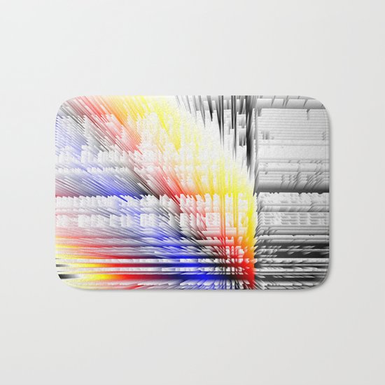 city color fabric Bath Mat