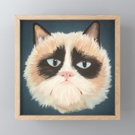 grumpy Framed Mini Art Print