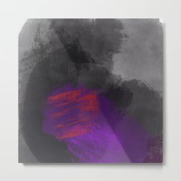 Abstrarium #64 Strega Abstract Painting Metal Print | Dark, Red, Modern, Black, Kaneis, Gouache, Contemporary, Artwork, Watercolor, Acrylic 
