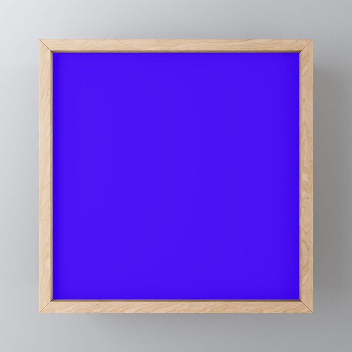 Cobalt Blue Framed Mini Art Print
