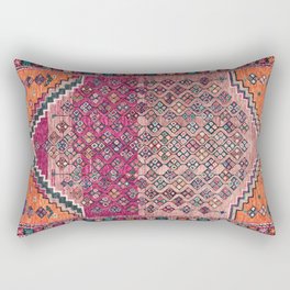 Traditional Moroccan Berber Artwork Design E17 Rectangular Pillow
