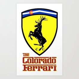 The Colorado Supercar Art Print