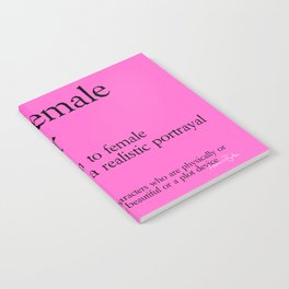 Strong Female Character Definition Notebook