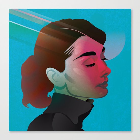 Classy- Audrey Hepburn Canvas Print