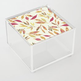 Spring leaves pattern Acrylic Box