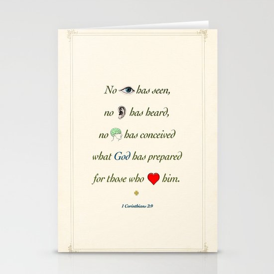 No Eye Has Seen Stationery Cards