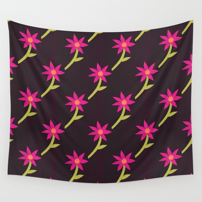 Paper Blooms Wall Tapestry
