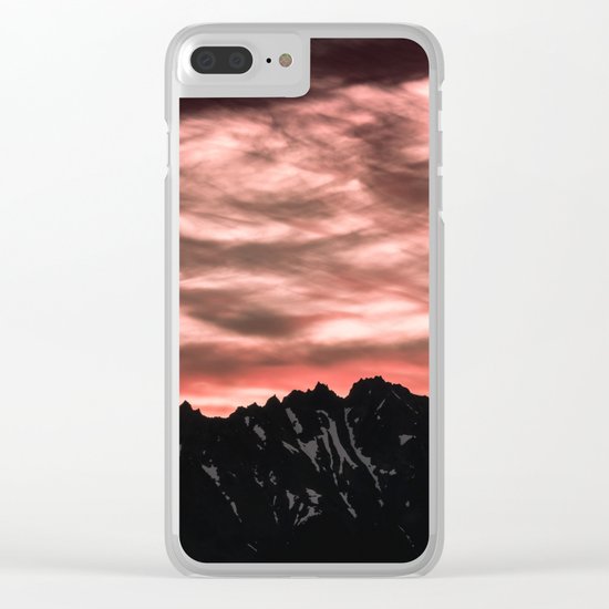 Early Morning Mountains Clear iPhone Case