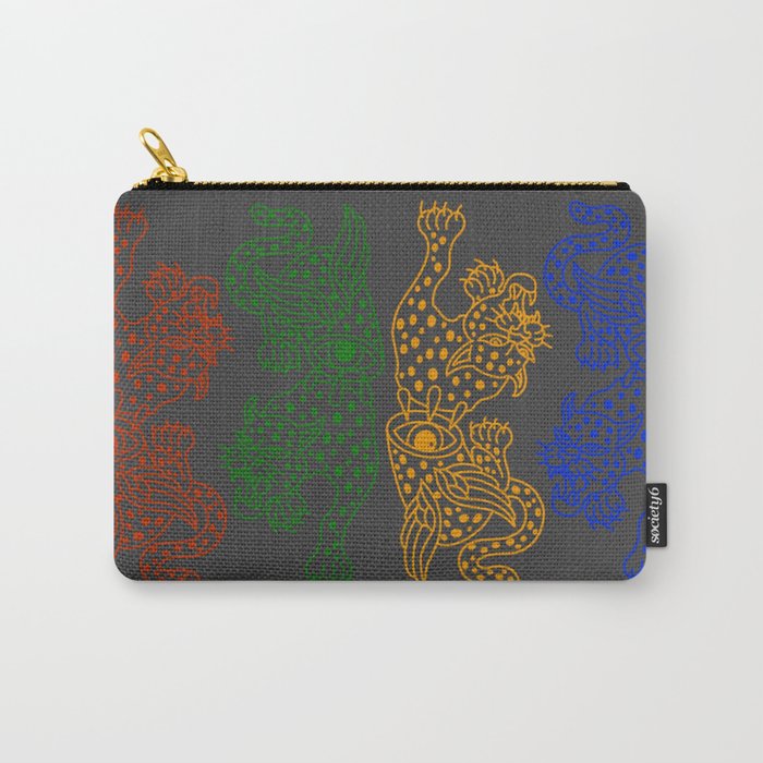 trippy crawling jaguar Carry-All Pouch