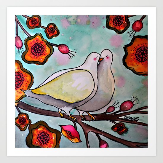 le temps des cerises Art Print