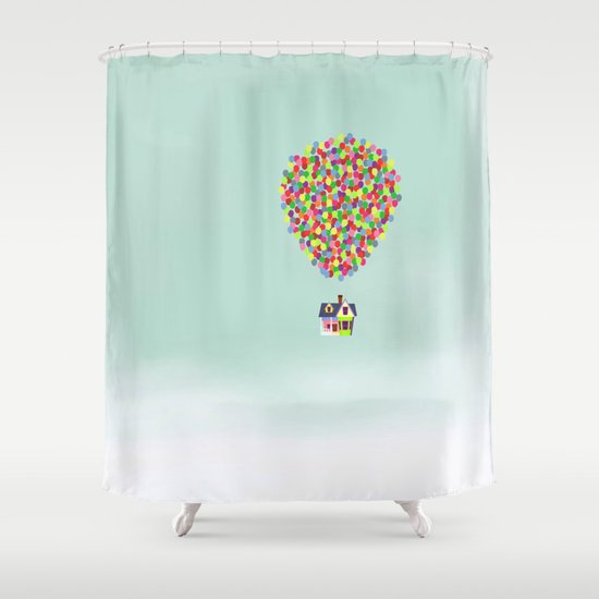 Up Shower Curtain