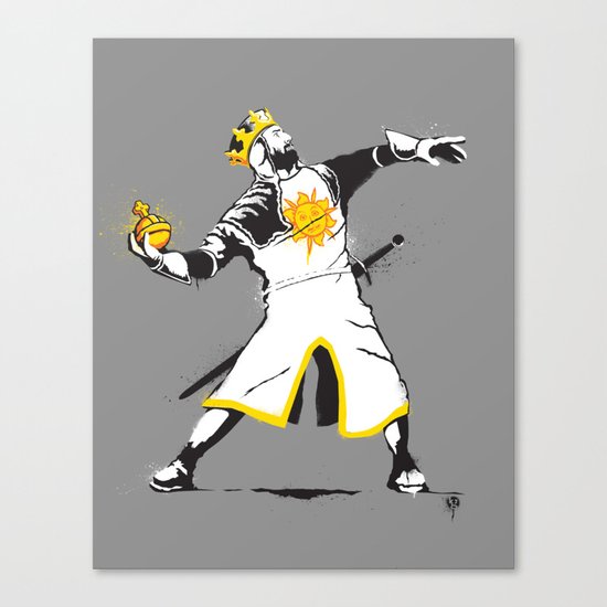Banksy Python 1-2-5 Canvas Print