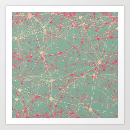 LINK abstract I Art Print