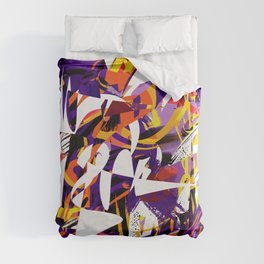 Frenzied Mind Duvet Cover