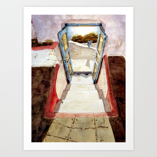 Greek memories No. 1 Art Print