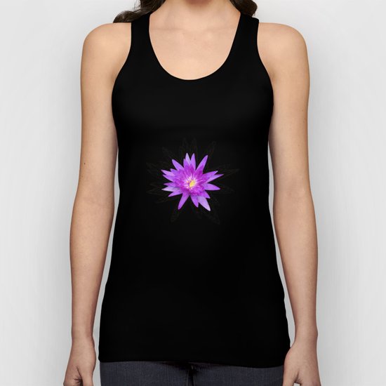 purple lotus flower Unisex Tank Top