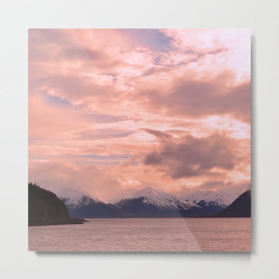 Rose Quartz Over Hope Valley Metal Print