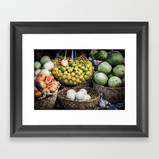 Mercado Framed Art Print