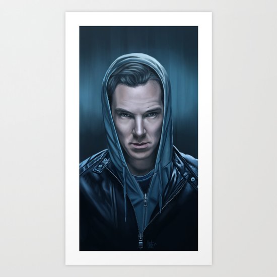 Blue Steel - Benedict Cumberbatch Art Print