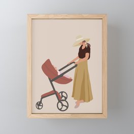 BABY AND MOTHER  Framed Mini Art Print
