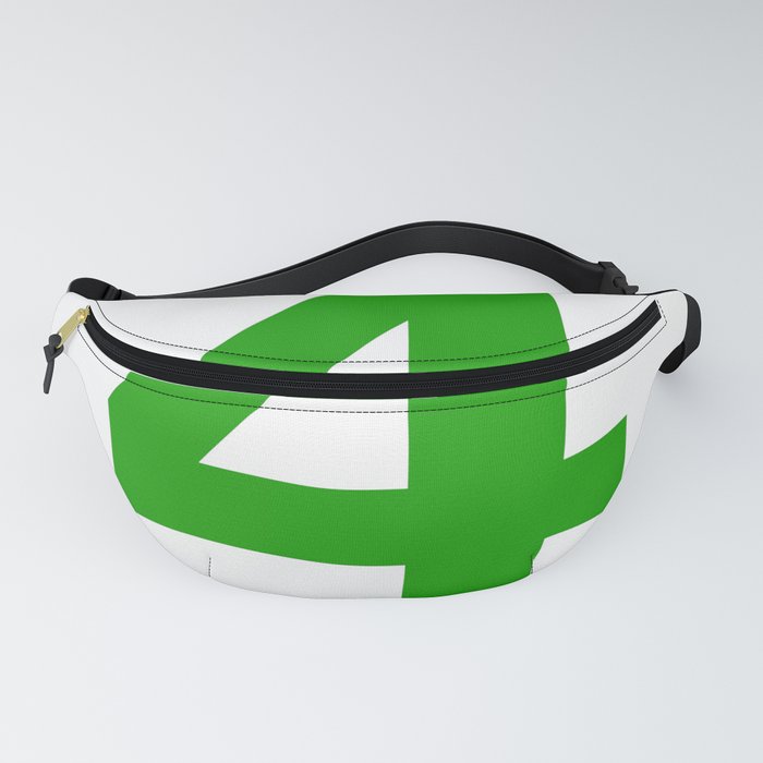 Number 4 (Green & White) Fanny Pack