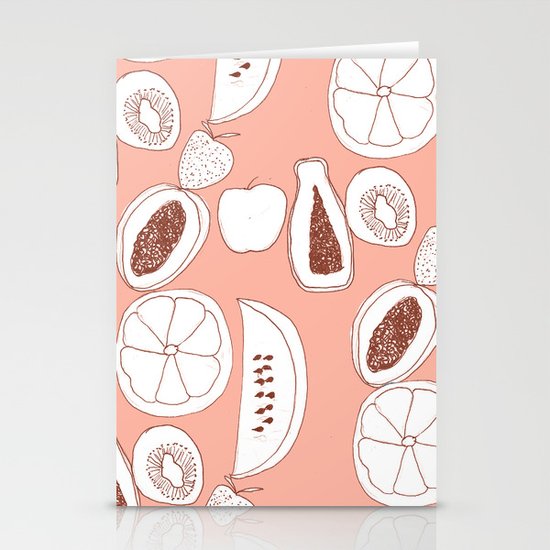 Fruits Stationery Cards