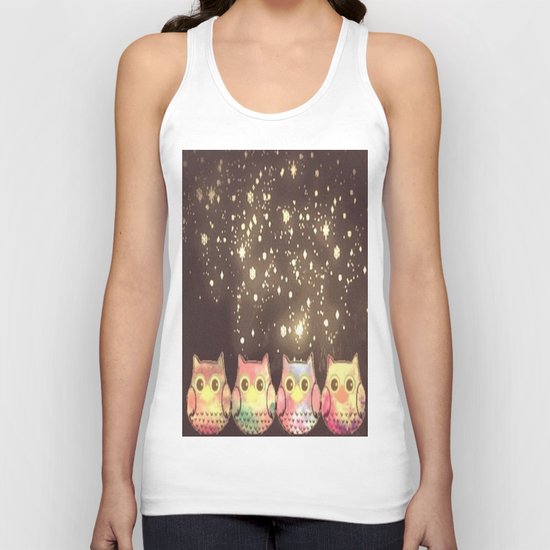 owl-184 Unisex Tank Top