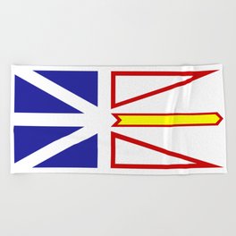 Newfoundland Flag Beach Towel