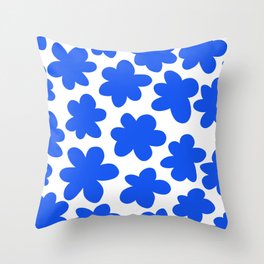 Wild Blue Throw Pillow