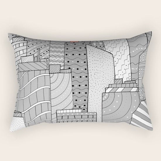 Skyline Rectangular Pillow