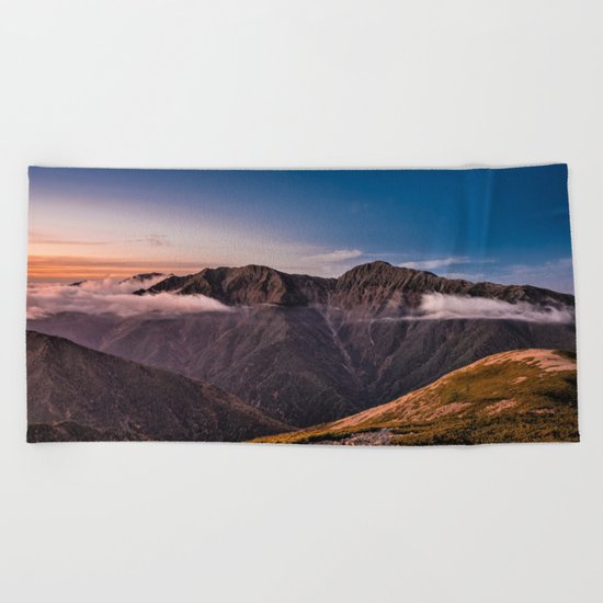 Southern Alps I Beach Towel
