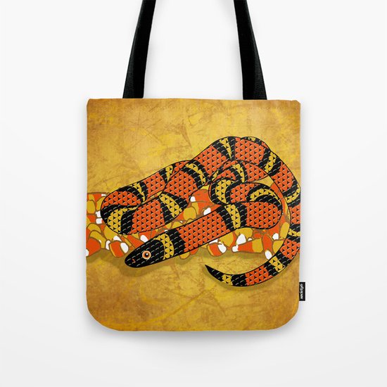 Mexican Candy Corn Snake Tote Bag