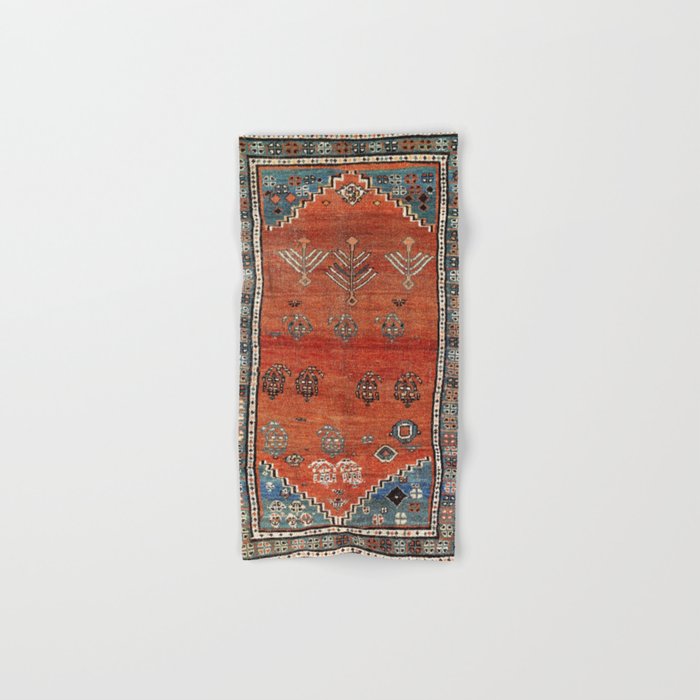 Bakhshaish Azerbaijan Northwest Persian Carpet Print Hand & Bath Towel
