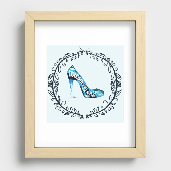 Cinderella' slipper Recessed Framed Print