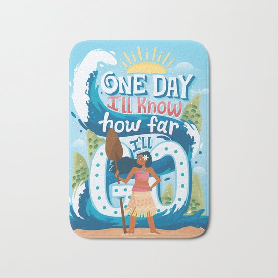 The ocean chose me Bath Mat