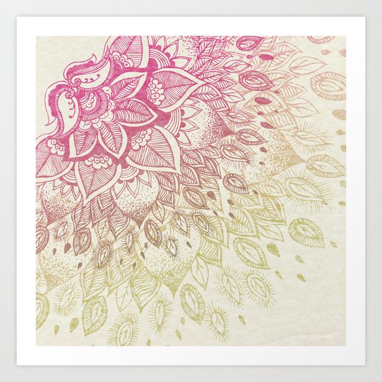 Lovely Lady Art Print