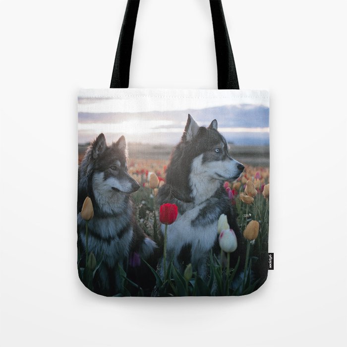 Floral Brothers Tote Bag