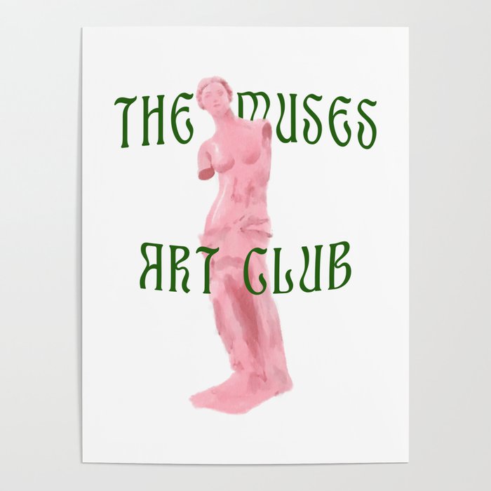 The Muses Art Club Poster