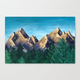 Rugged Mountains Canvas Print