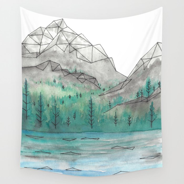 Society6 best sale mountain tapestry