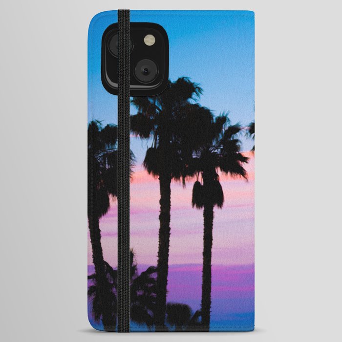 Palm Tree, Summer Sunset, Malibu, California  iPhone Wallet Case