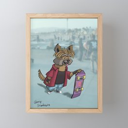 Shred Dog Terry Framed Mini Art Print