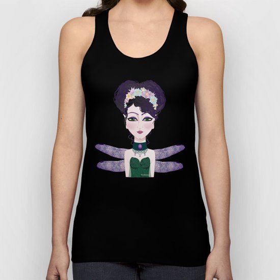 Dragonfly Fairy Unisex Tank Top
