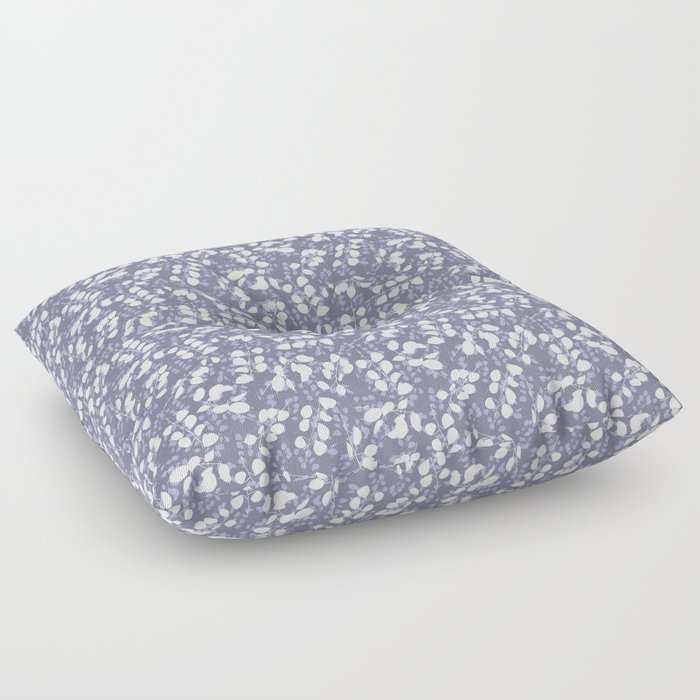 Lunaria - Blue Floor Pillow