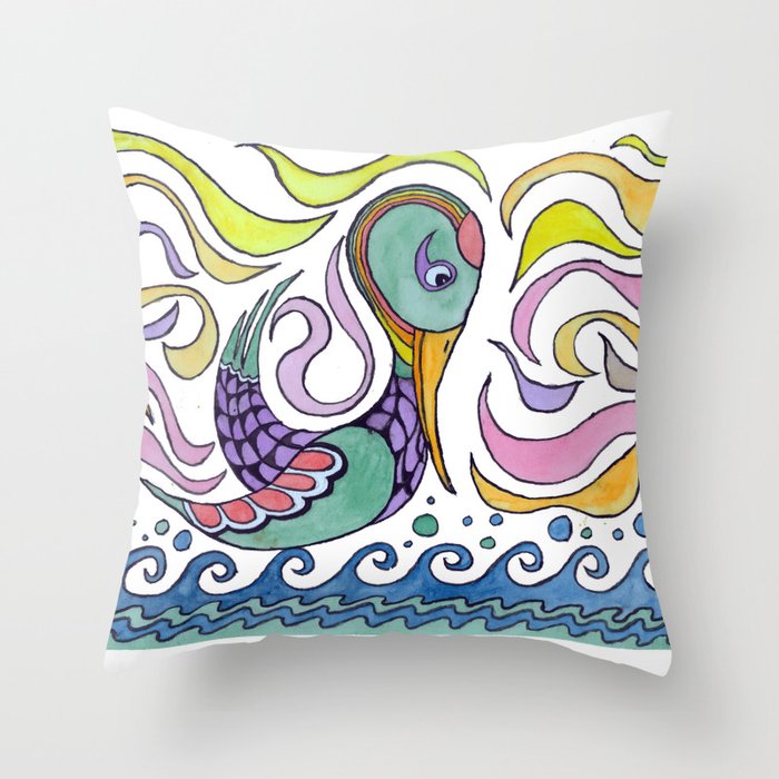 My Own Course Throw Pillow