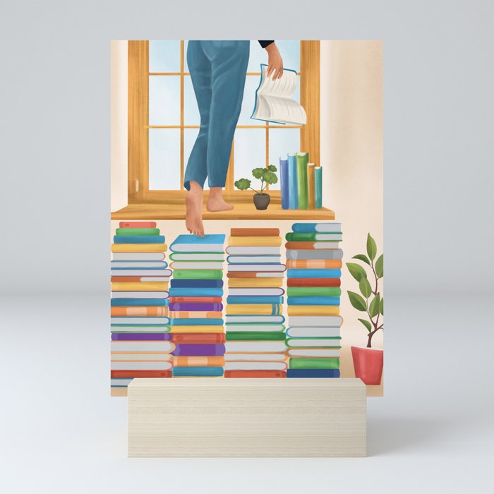 Books! Mini Art Print